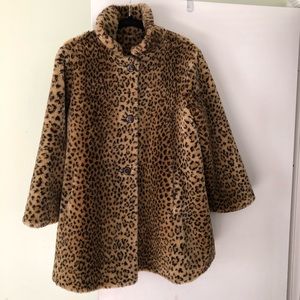KC Collections Fur Coat (FAUX). Worn Condition.